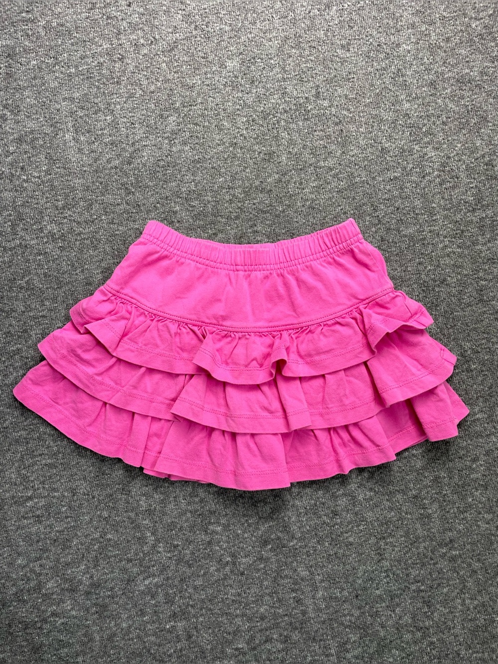 Hanna Andersson Size 4 (100) Pink Girls Three Tiers Scooter Skirt Cotton